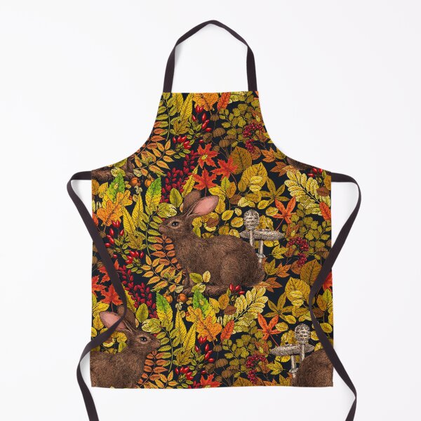 Item preview, Autumn Rabbit on black designed and sold by Katerina Mitkova Kirilova.