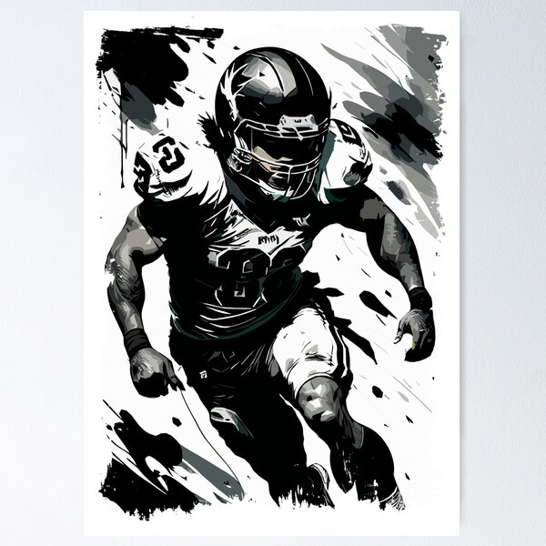 Item preview, ✪ NFL ✪ Football Player Portrait ☛ Abstract Vector Splatter Art Illustration designed and sold by Naumovski.