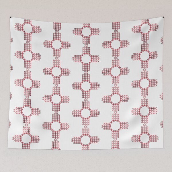 Item preview, Zia Symbol Textile style Gift New Mexico designed and sold by sadedream.