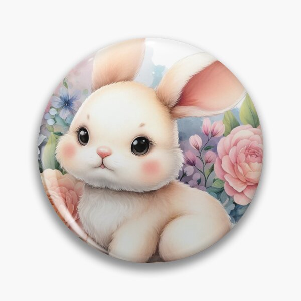 Item preview, Cute banny with flowers  designed and sold by Marinaya77.
