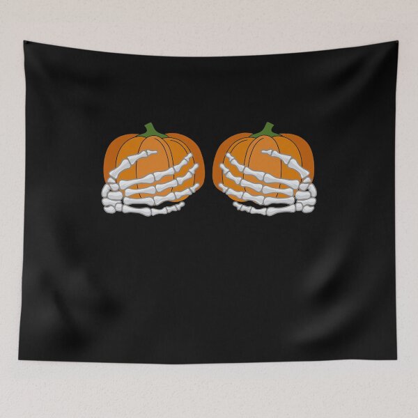 Item preview, Pumpkin boobs, funny halloween designed and sold by GlunmanStore.