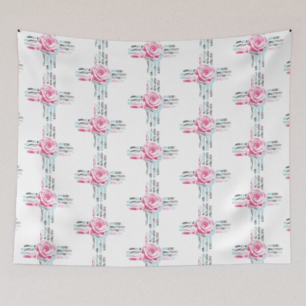 Item preview, Zia Symbol Floral Gift New Mexico Southwestern designed and sold by sadedream.