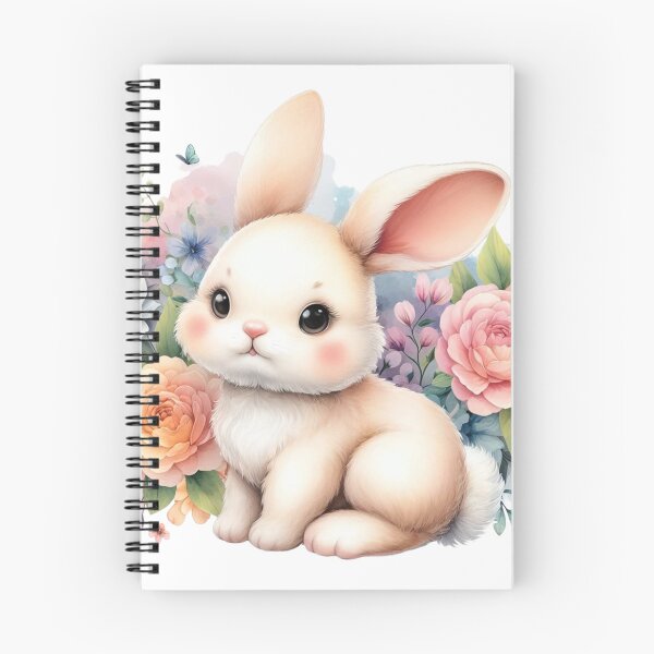 Item preview, Cute banny with flowers  designed and sold by Marinaya77.