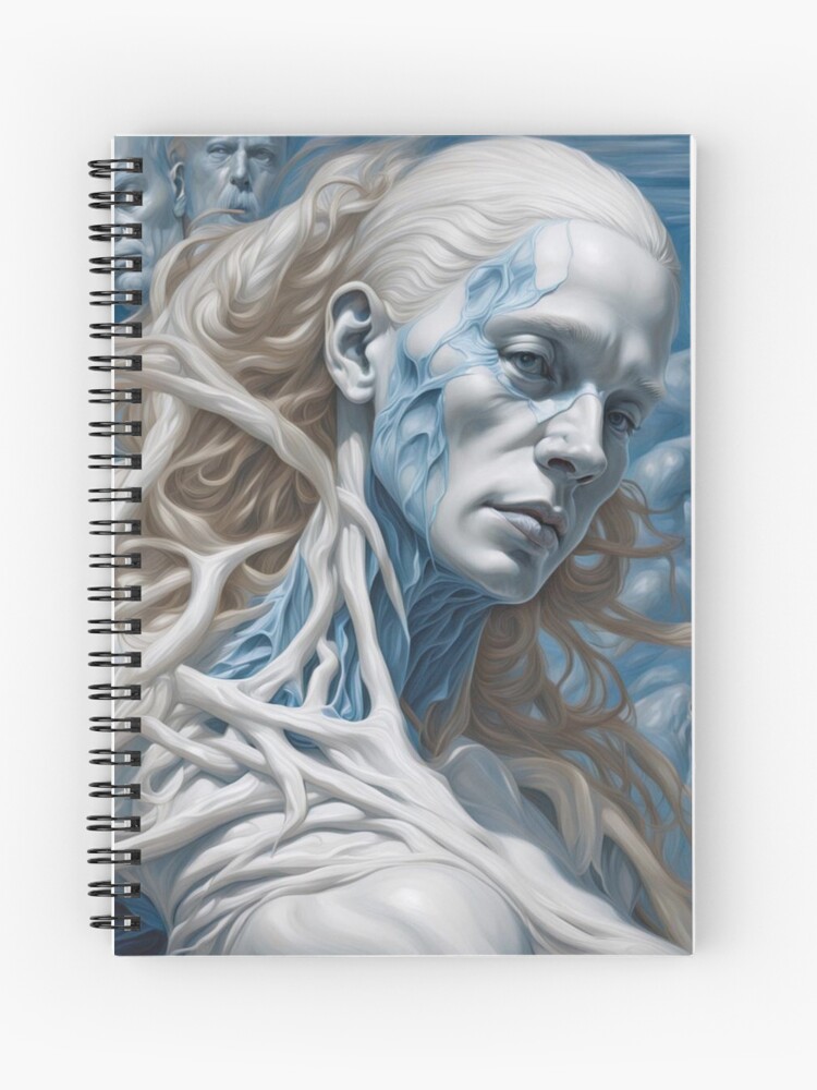 Thumbnail 1 of 3, Journal, Sculpture in Blue and White designed and sold by LenCarol.