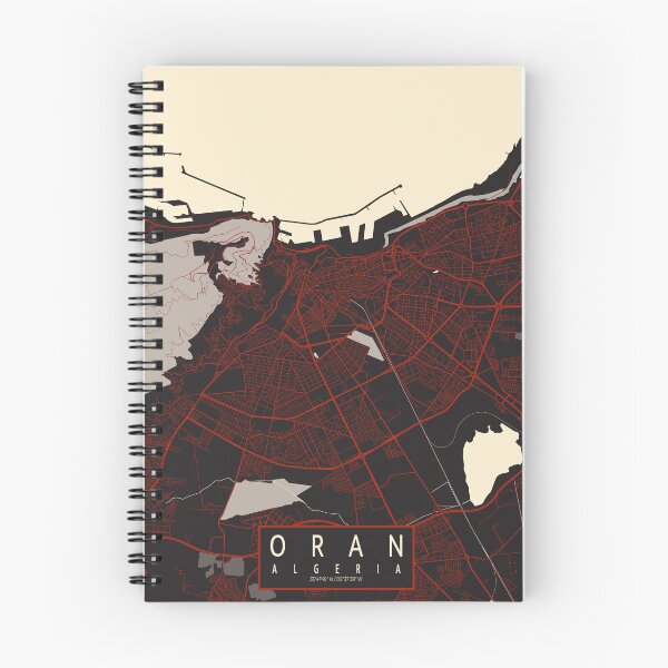 Item preview, Oran City Map of Algeria - Vector designed and sold by deMAP.