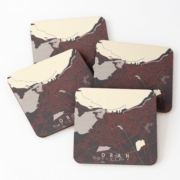 Item preview, Oran City Map of Algeria - Vector designed and sold by deMAP.