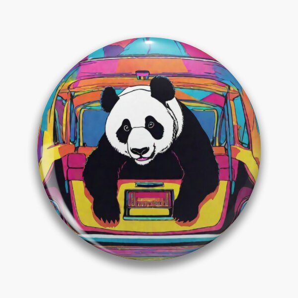 Item preview, panda in the car designed and sold by coolsima.
