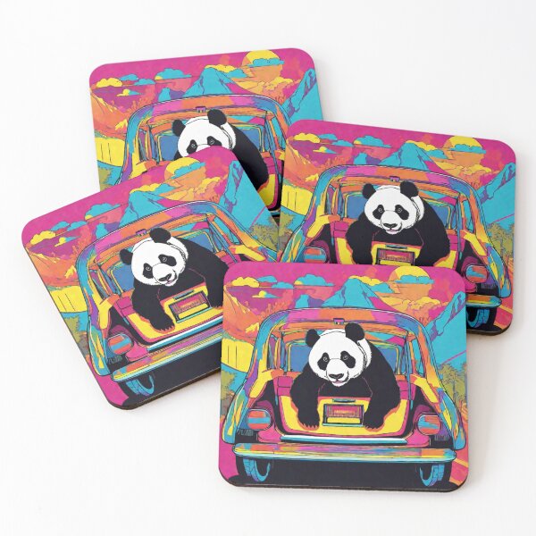 Item preview, panda in the car designed and sold by coolsima.