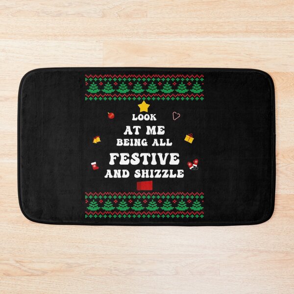 Item preview, Look at me Being All Festive And Shizzle - Funny Christmas Tree designed and sold by smailjr.