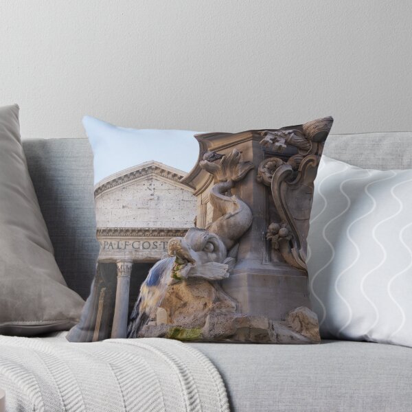 Item preview, Roma, Italia Detalle de la Fuente del Panteón en frente del Panteón romano. designed and sold by BESTRAVELVIDEO.