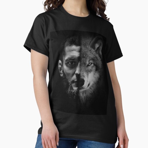 Vista previa del artículo con la obra «Khamzat chimaev borz, el lobo», diseñado y vendido por doorzz.
