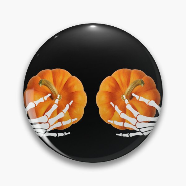 Item preview, Pumpkin boobs, funny halloween designed and sold by GlunmanStore.