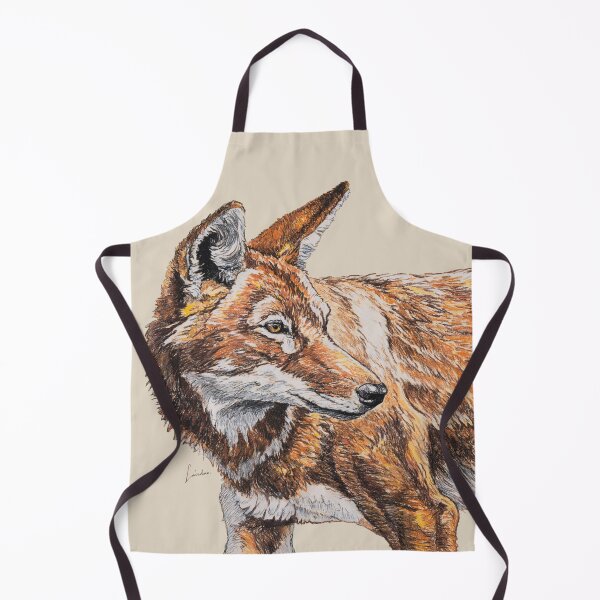Item preview, Ethiopian wolf art drawing designed and sold by SakalDesign.