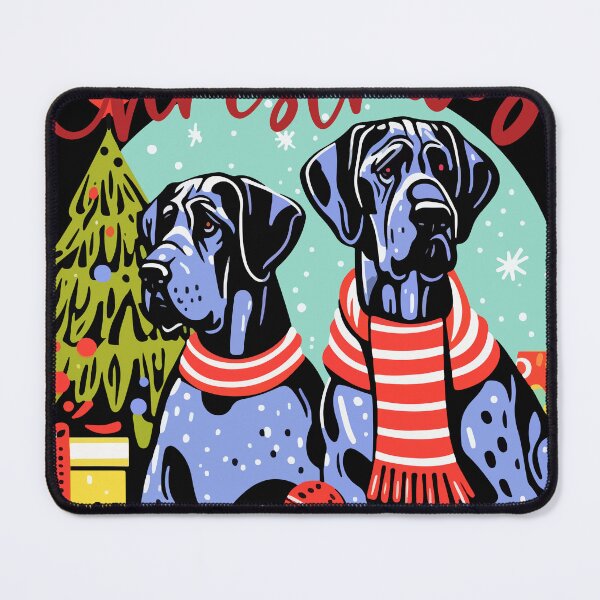 Item preview, Merry Christmas Great Dane Cute Puppy Pet Fashion Gift for Dog Lovers [type 1] designed and sold by Magikdog.