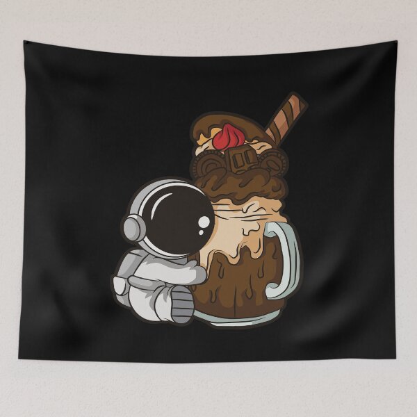Item preview, Astronaut Ice Cream Kawaii Iced Coffee designed and sold by MooonTees.