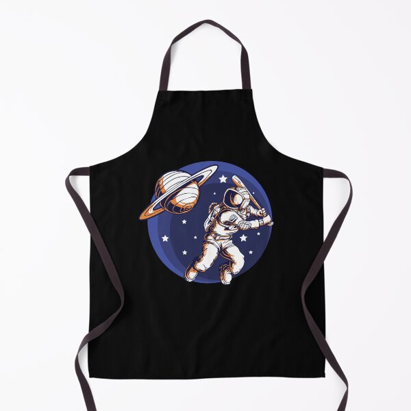 Artikelvorschau, Astronaut Baseball Saturn Weltall entworfen und verkauft von MooonTees.