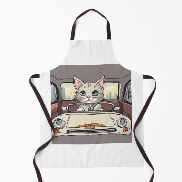Item preview, cat in car designed and sold by pig2u.