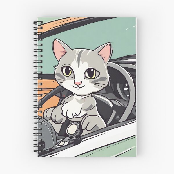 Item preview, cat in car designed and sold by pig2u.