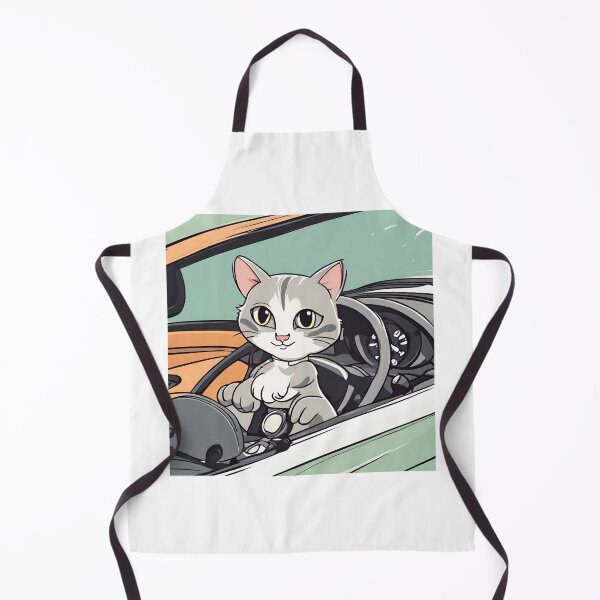 Item preview, cat in car designed and sold by pig2u.