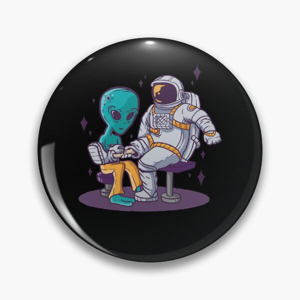 Artikelvorschau, Astronaut Alien Tattoo Weltall entworfen und verkauft von MooonTees.