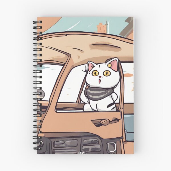 Item preview, cat in car designed and sold by pig2u.