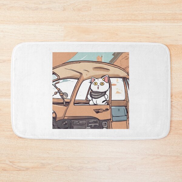 Item preview, cat in car designed and sold by pig2u.
