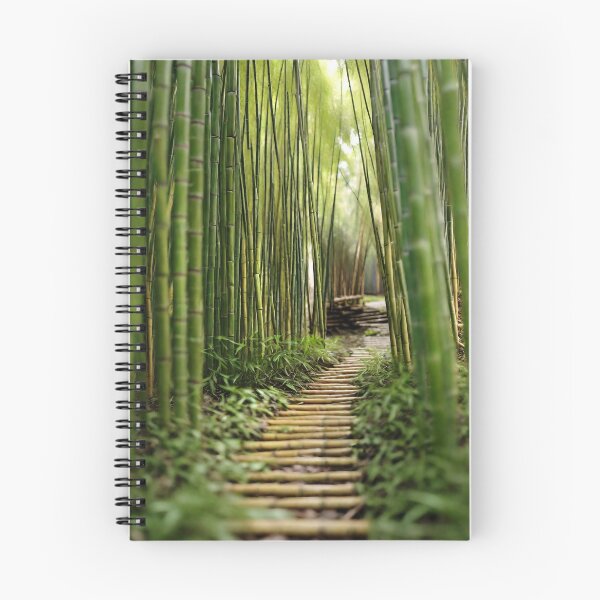 Item preview, Narrow pathway through bamboo wood forest designed and sold by stevanovicigor.