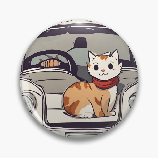 Item preview, cat in car designed and sold by pig2u.