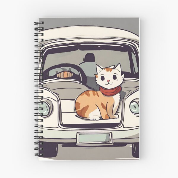 Item preview, cat in car designed and sold by pig2u.