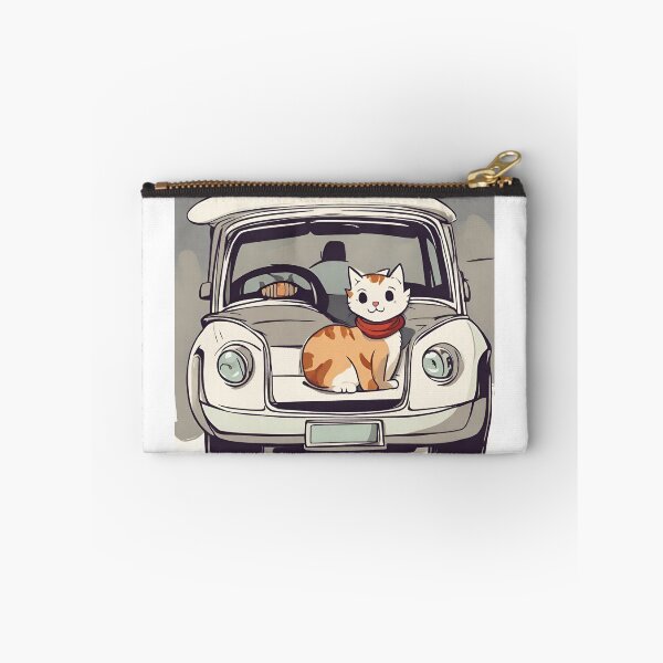 Item preview, cat in car designed and sold by pig2u.