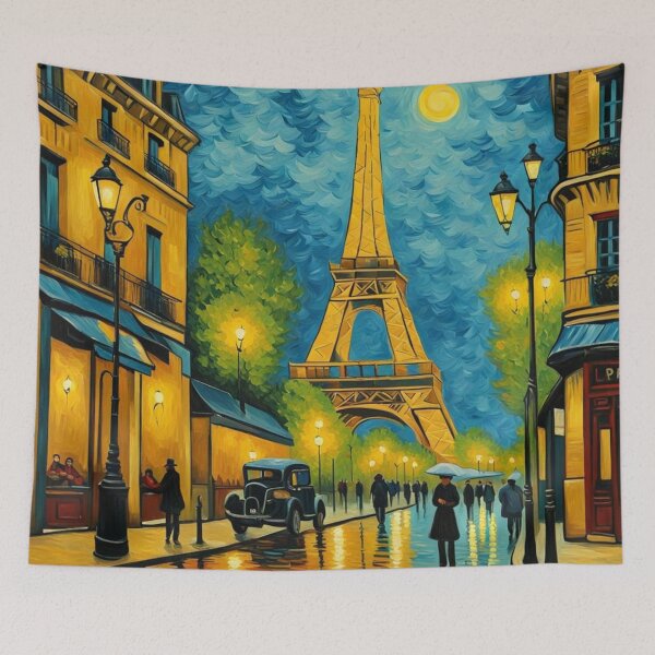 Item preview, Old Paris street scene designed and sold by JackFreestone.