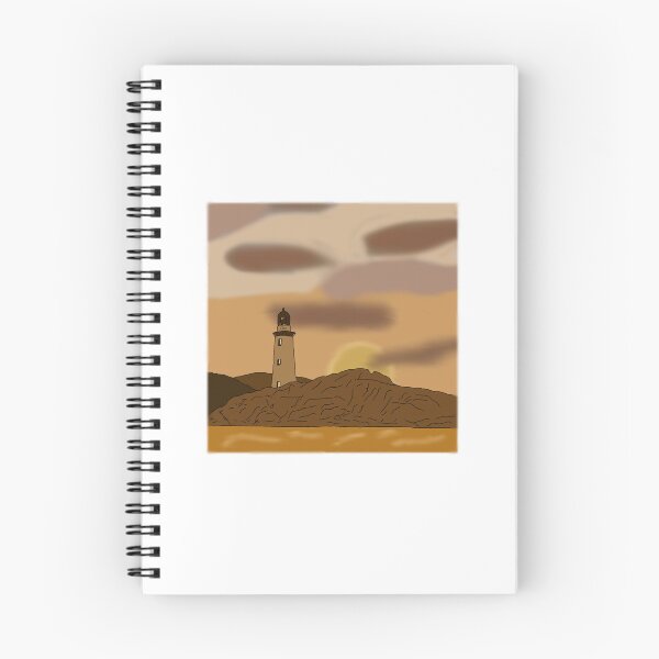 Aperçu de l'œuvre Coucher de soleil sur le phare de Raylla créée et vendue par Silver-Cleo.