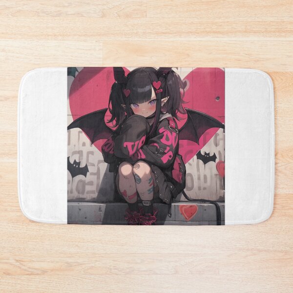 Item preview, cute succubus mural designed and sold by Kalsaver.