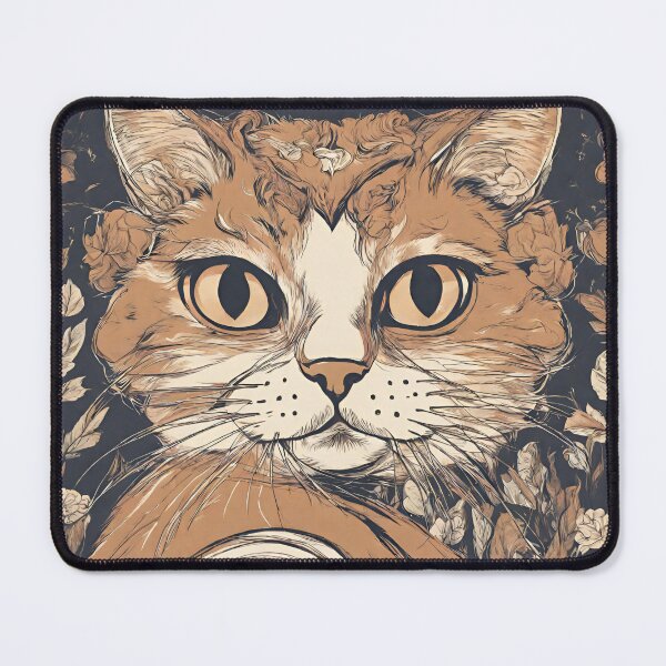 Item preview, cat drawing designed and sold by pig2u.