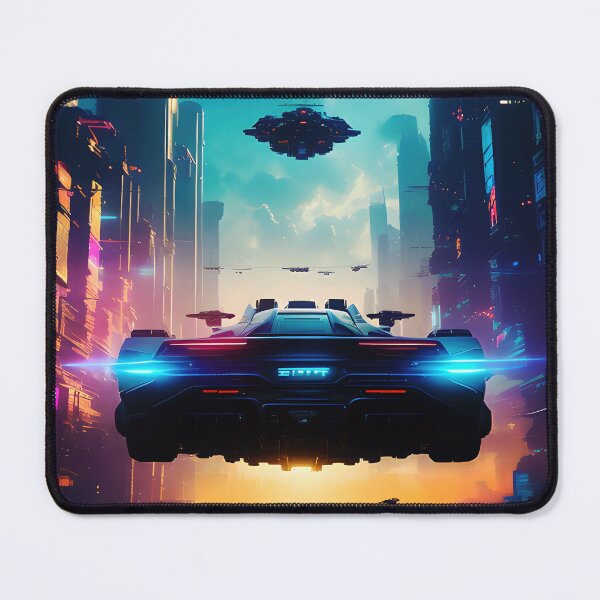Item preview, Futuristic flying car in the city of the future designed and sold by stevanovicigor.
