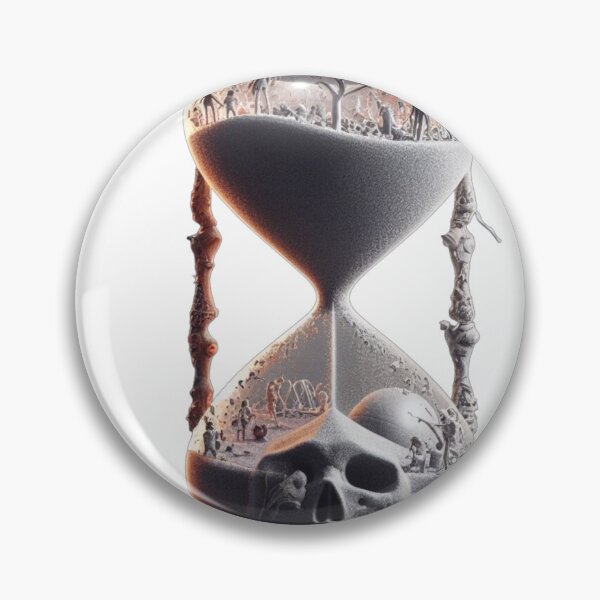 Item preview, hourglass, life, skull, designed and sold by KICIART.