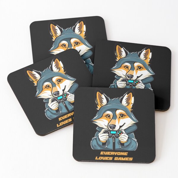 Item preview, Cute Wolf Play Games designed and sold by NeutekShop.