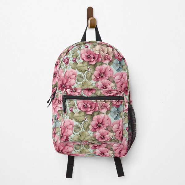 Item preview, Pattern of Pink Pansies - Pansy designed and sold by FlowerMeFlorals.