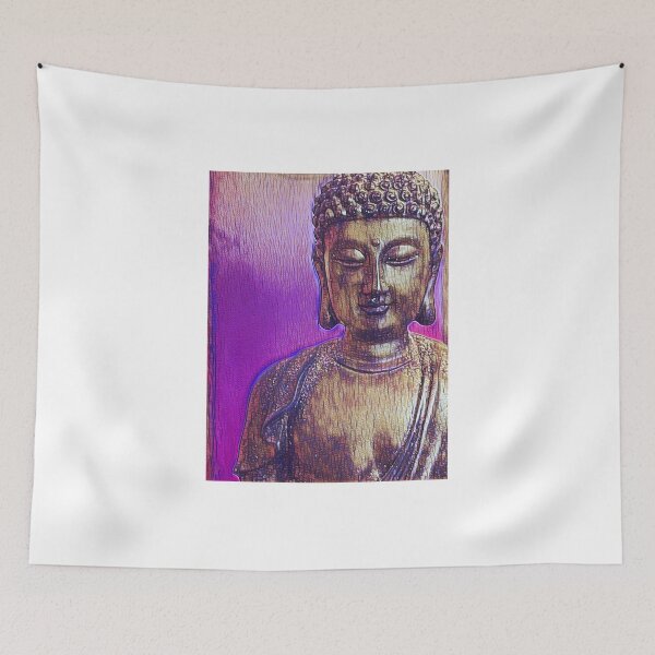 Item preview, Buddha pink purple designed and sold by JaseArt.