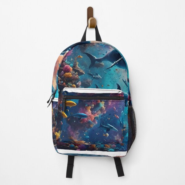 Item preview, Cosmic Reef Life Underwater Cosmos Whales Colours Magical Fantasy designed and sold by FantasyJo.
