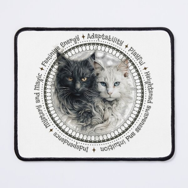 Item preview, Black and white cat design designed and sold by PRFXSA.