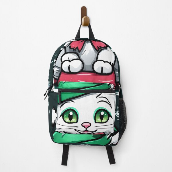 Item preview, Christmas kitty with green eyes designed and sold by Valdilana.
