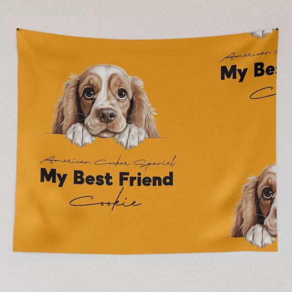 Item preview, American cocker spaniel my bet friend designed and sold by hojeong-art.