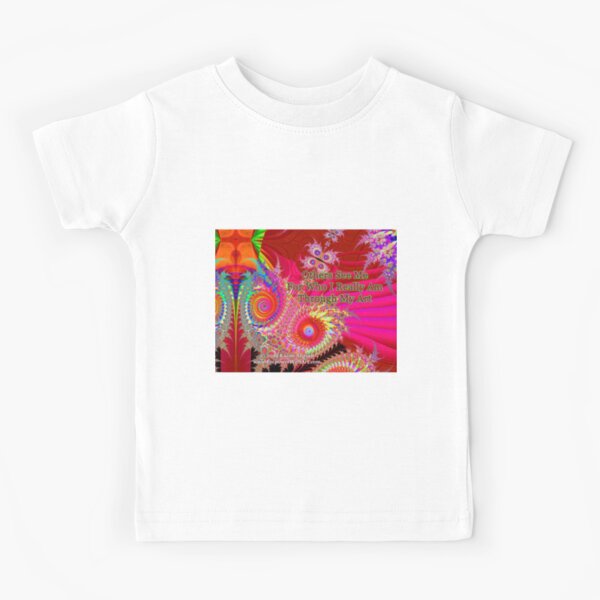 Others See Me For Who I Really Am Through My Art Kids T-Shirt