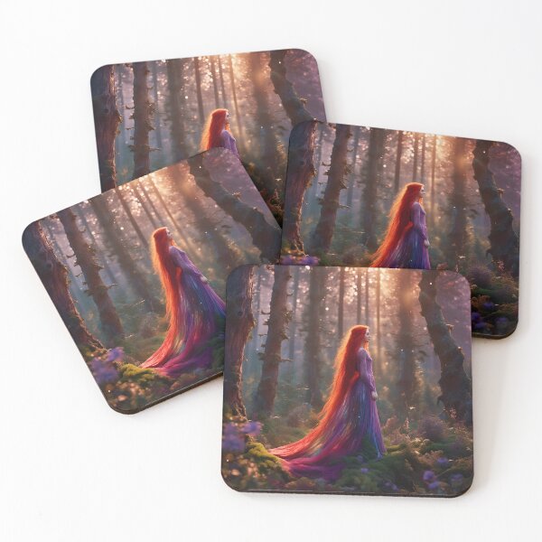 Item preview, Woods Fairy Purple Speak Now Gown Forrest Enchanted Magical Magic Redhead designed and sold by FantasyJo.