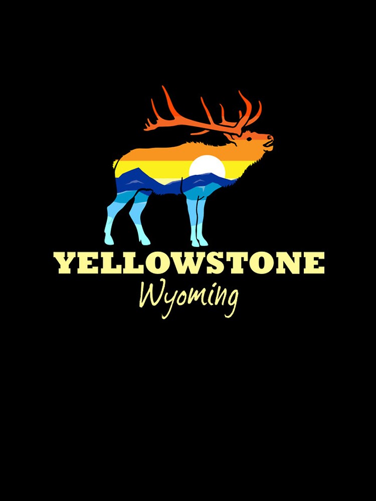 Aperçu 4 sur 4. Coque iPhone avec l'œuvre Yellowstone National Park Elk Wyoming Yellowstone Gear créée et vendue par DynamicDesign.