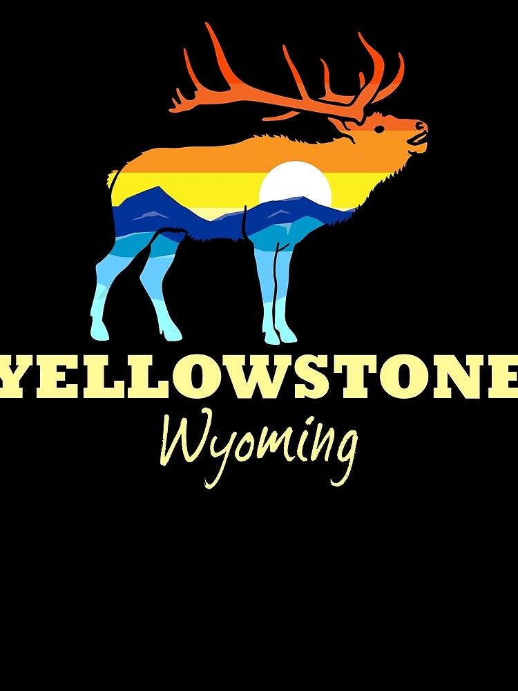 Thumbnail 3 von 3, Tuch, Yellowstone National Park Elk Wyoming Yellowstone Gear designt und verkauft von DynamicDesign.