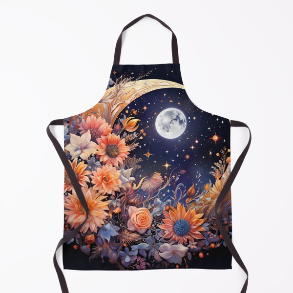 Artikelvorschau, Halbmond mit Blumen Kunstdruck entworfen und verkauft von dcrc.