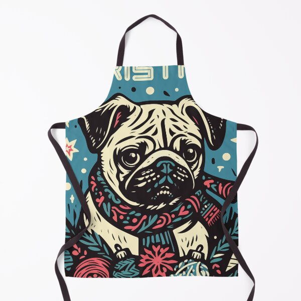 Artikelvorschau, Frohe Weihnachten Mops Niedliches Welpen-Haustier-Modegeschenk für Hundeliebhaber [Typ 2] entworfen und verkauft von Magikdog.