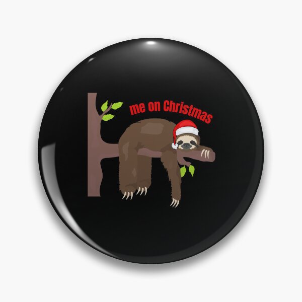 Artikelvorschau, Weihnachtsfaultier entworfen und verkauft von DavidPrintCraft.